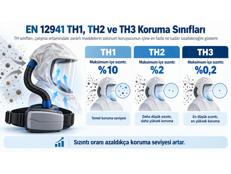 EN 12941 Nedir? Motorlu Solunum Koruyucularda TH1, TH2 ve TH3 Koruma Sınıfları