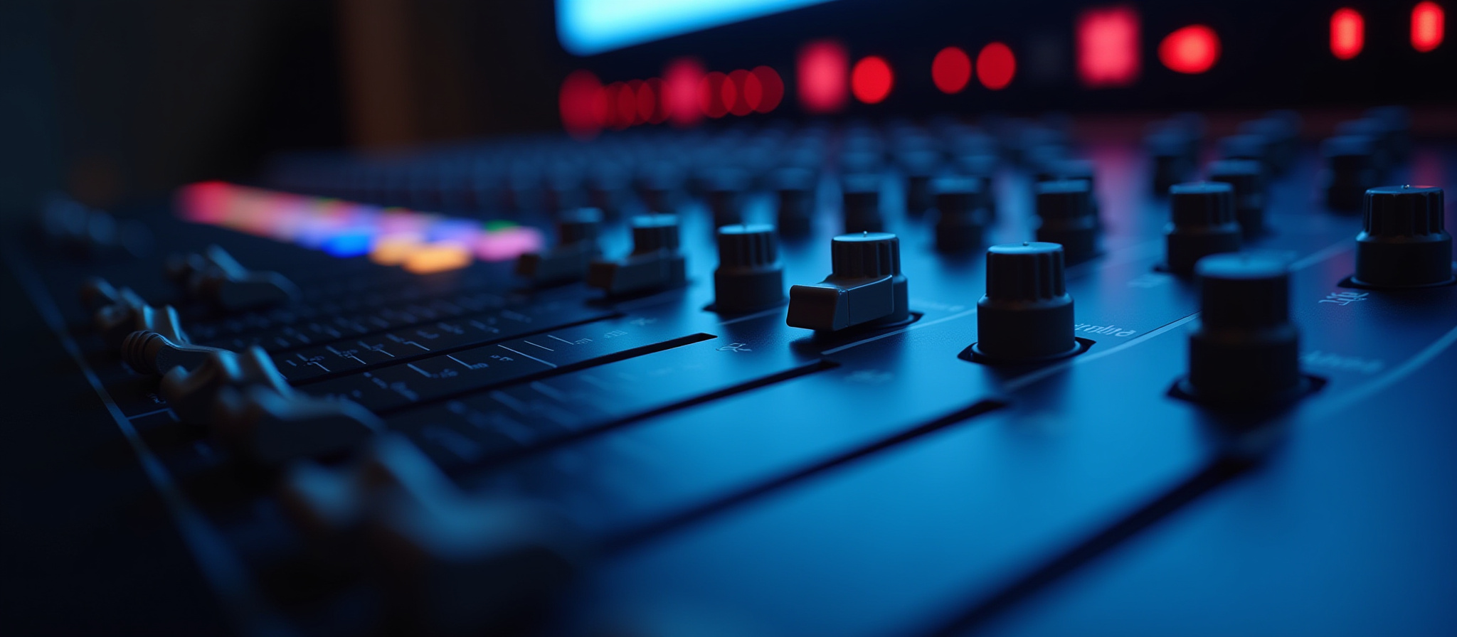 Müzik stüdyosunda kullanılan profesyonel mixing masası – Usta Audio