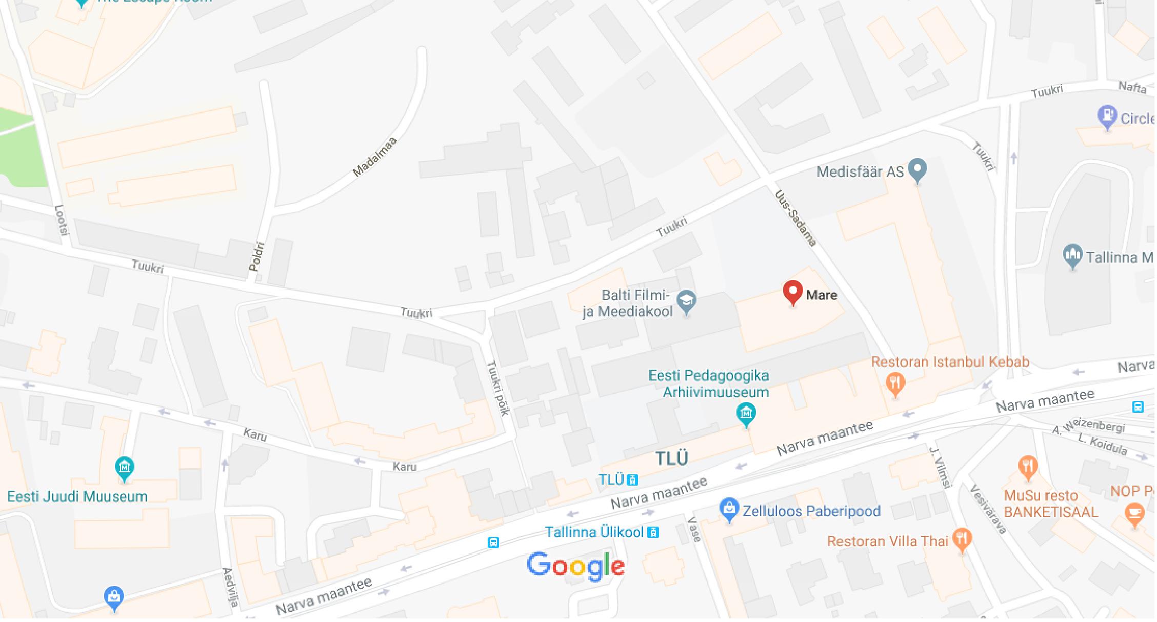 Tallinn 2018 Location And Accommodation Epsse