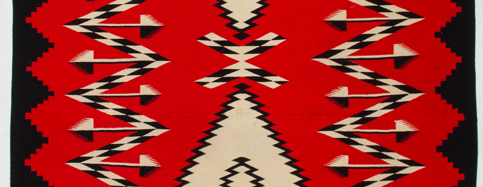 Rare Navajo Serape Rug