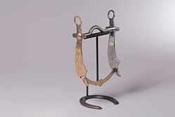 Edward H. Bohlin Scimitar Sword Design Bit with EARLY Bohlin mark, Ca. 1940s-50s