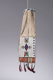 A Plains Beaded Pipe Bag, probably Lakota