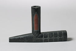 A Great Lakes Stone Pipe Bowl