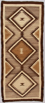 Natural Navajo Eyedazzler Rug