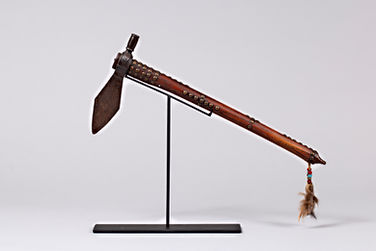 Rare Documented Spontoon Pipe Tomahawk