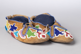 ute tribe beaded moccassins