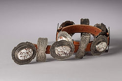 White Buffalo Concho Belt