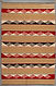 Navajo Robust, tight and firm blanket or rug , Ca. 1960s,75" length x 48 1/2" width