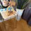 Thumbnail: Zara Home Mermer Yan Sehpa
