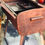 Thumbnail: Vintage hardwood sewing/painting box 