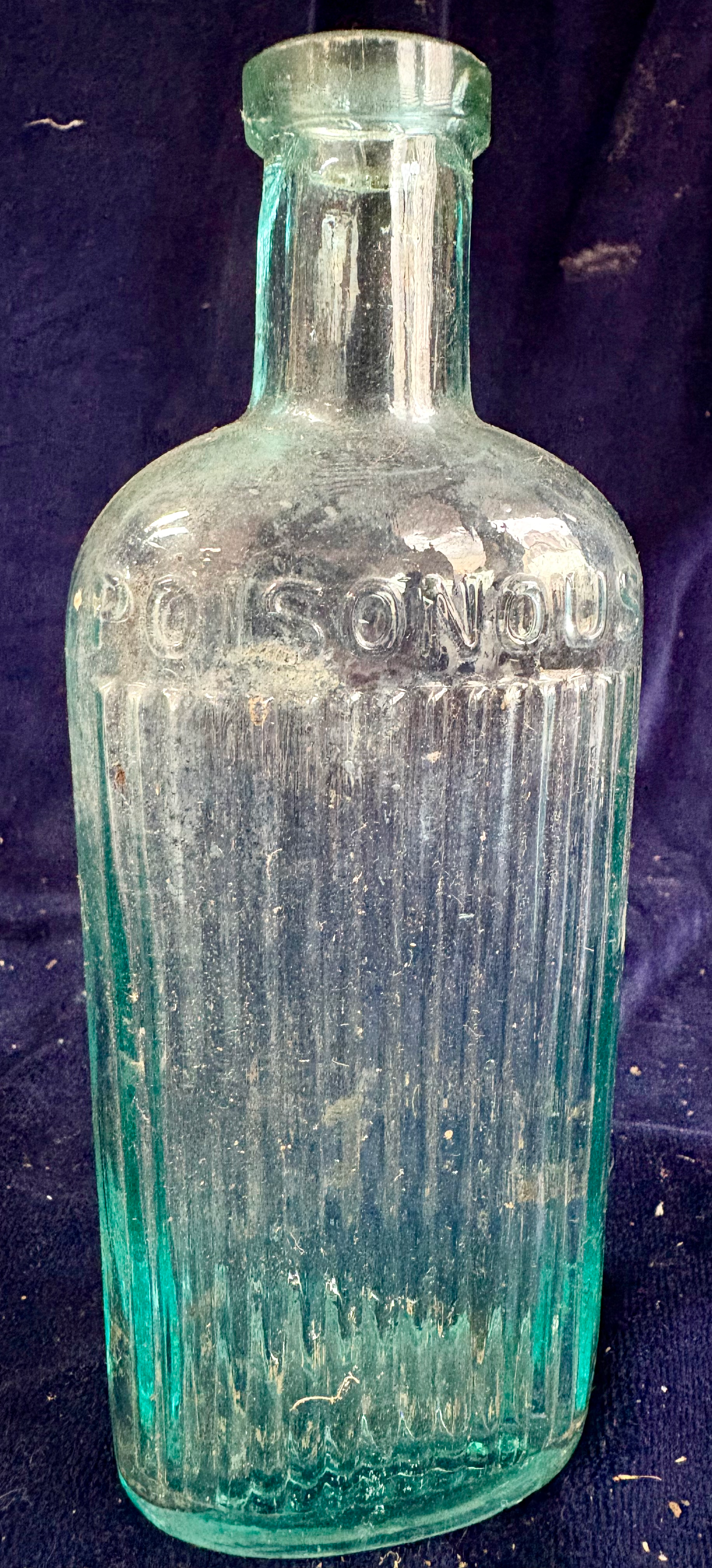 Antique poisonous bottle 