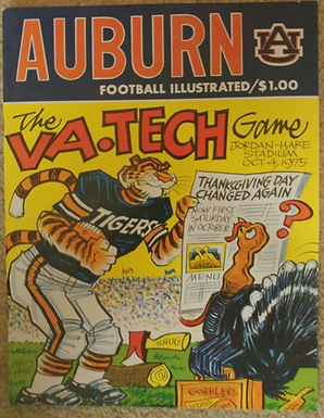 Vintage Auburn Football Program