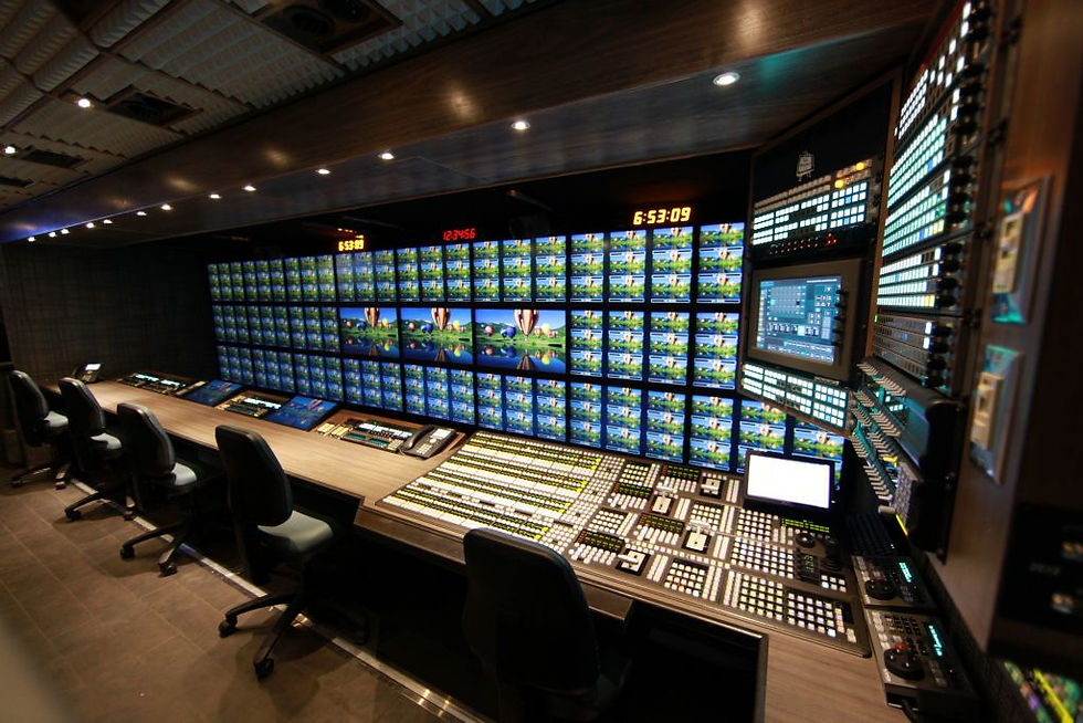 Broadcast Trailer Interior