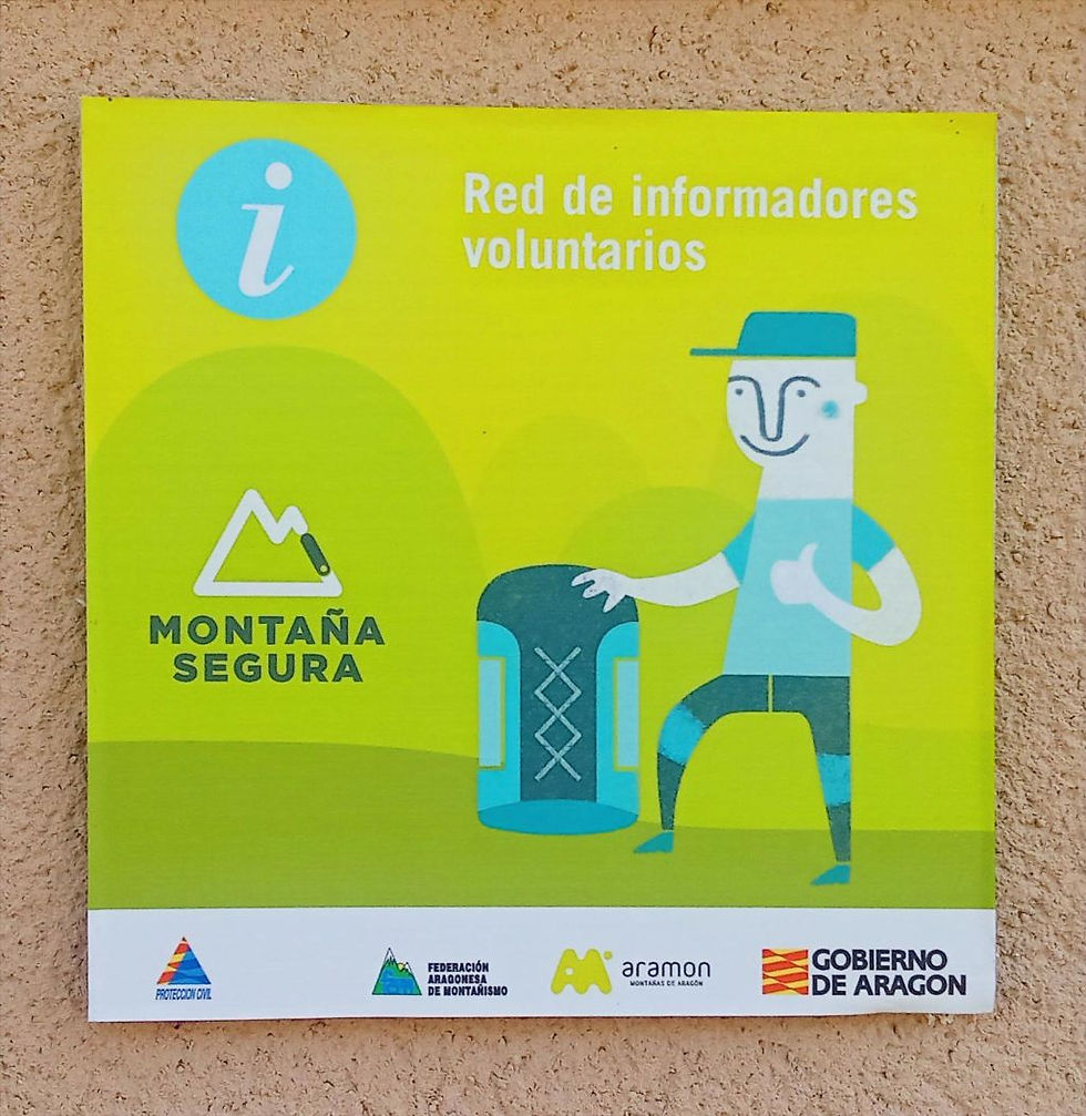 Red de Informadores Voluntarios de Montaña Segura, un asesoramiento sobre las rutas, el MIDE, la meteorologia y la seguridad