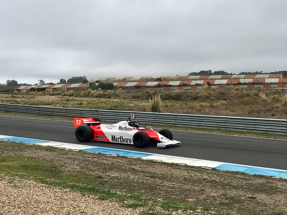 O McLaren MP4 em testes recentes no Autódromo do Estoril