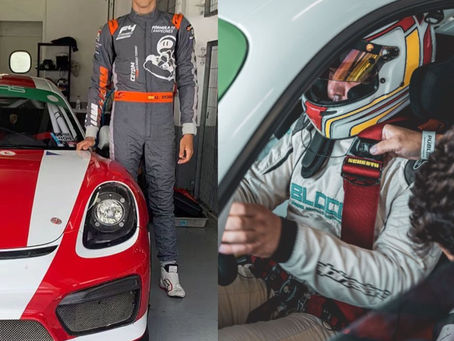 Iberian duo in Portimão with a Porsche Cayman GT4