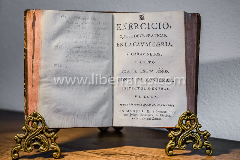 Miniatura: Avisos Militares Sobre el Servicio de la Cavalleria Y Dragones + Exercici - 1757
