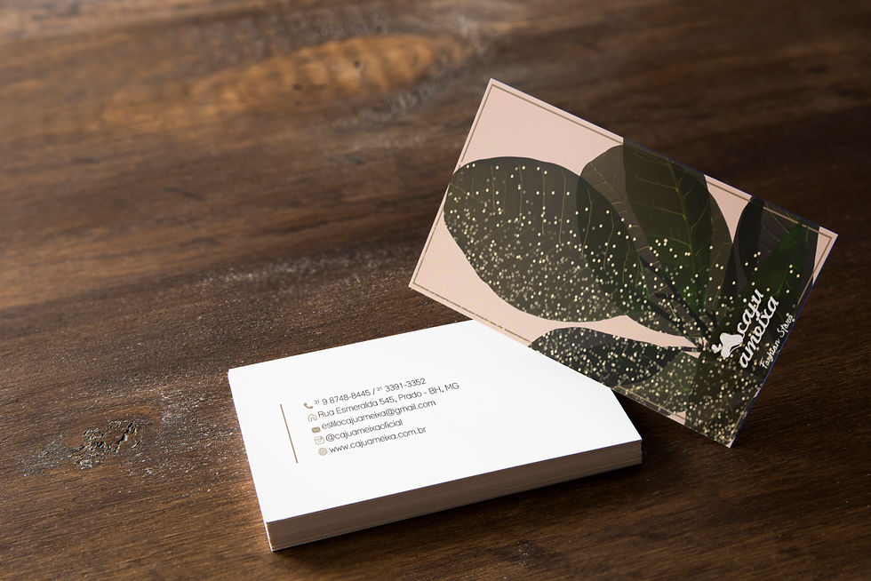 cartão mockup