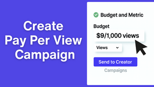 Create pay per view campaign