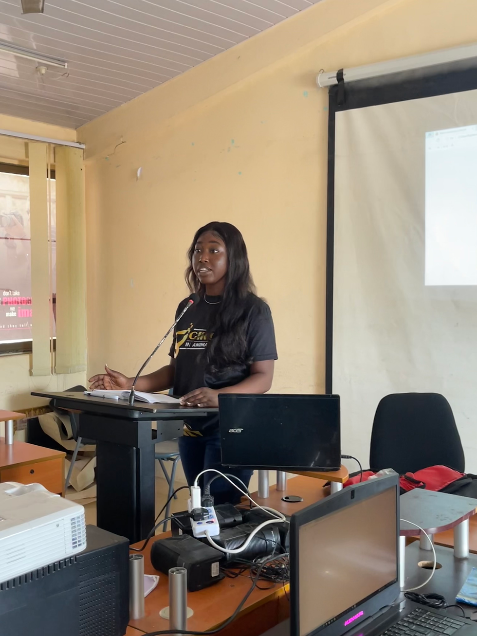 MENTORSHIP PROGRAM WITH GIRLS IN ANIMATION (GIA) AT UNIVERSITY OF EDUCATION, WINNEBA.