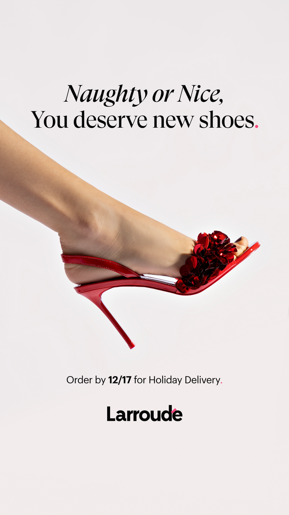 Static_Sandal_Morgan_Single_Red_Product Model_Holiday Gifting_Collection_9x16