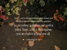 1 Chronicles 29:10-13 - Appended Doxology