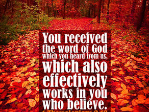 1 Thessalonians 2:13 - Audible Authority