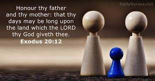 Open Bible on a table with dim lighting. Text overlay reads, "And God spoke all these words. Exodus 20:1." Warm, serene ambiance.