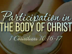 1 Corinthians 10:14-17 - Full Participation