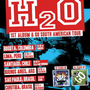 H2O volta ao Brasil com shows que celebram álbum de estreia!