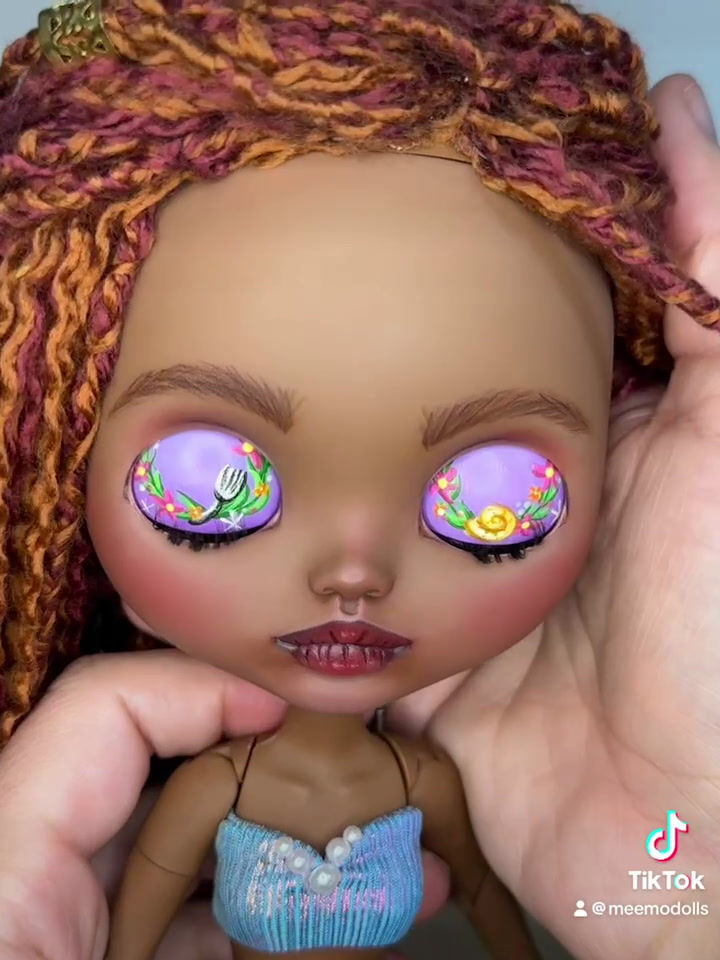 Thumbnail: The Little Mermaid: Custom Blythe Doll