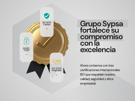 Grupo SYPSA fortalece su gestión con tres certificaciones internacionales ISO