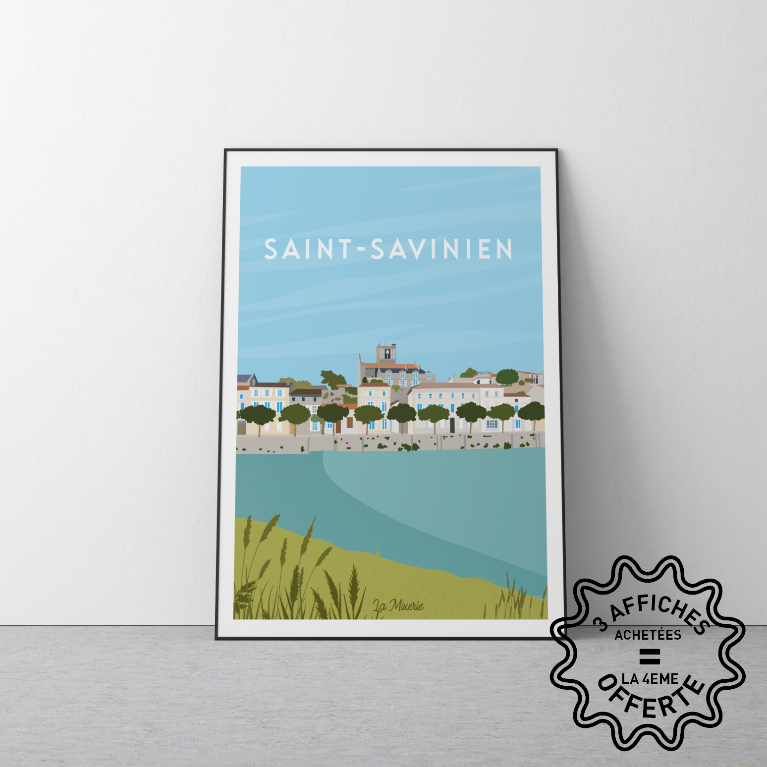 Affiche de Saint-Savinien en Charente-Maritime