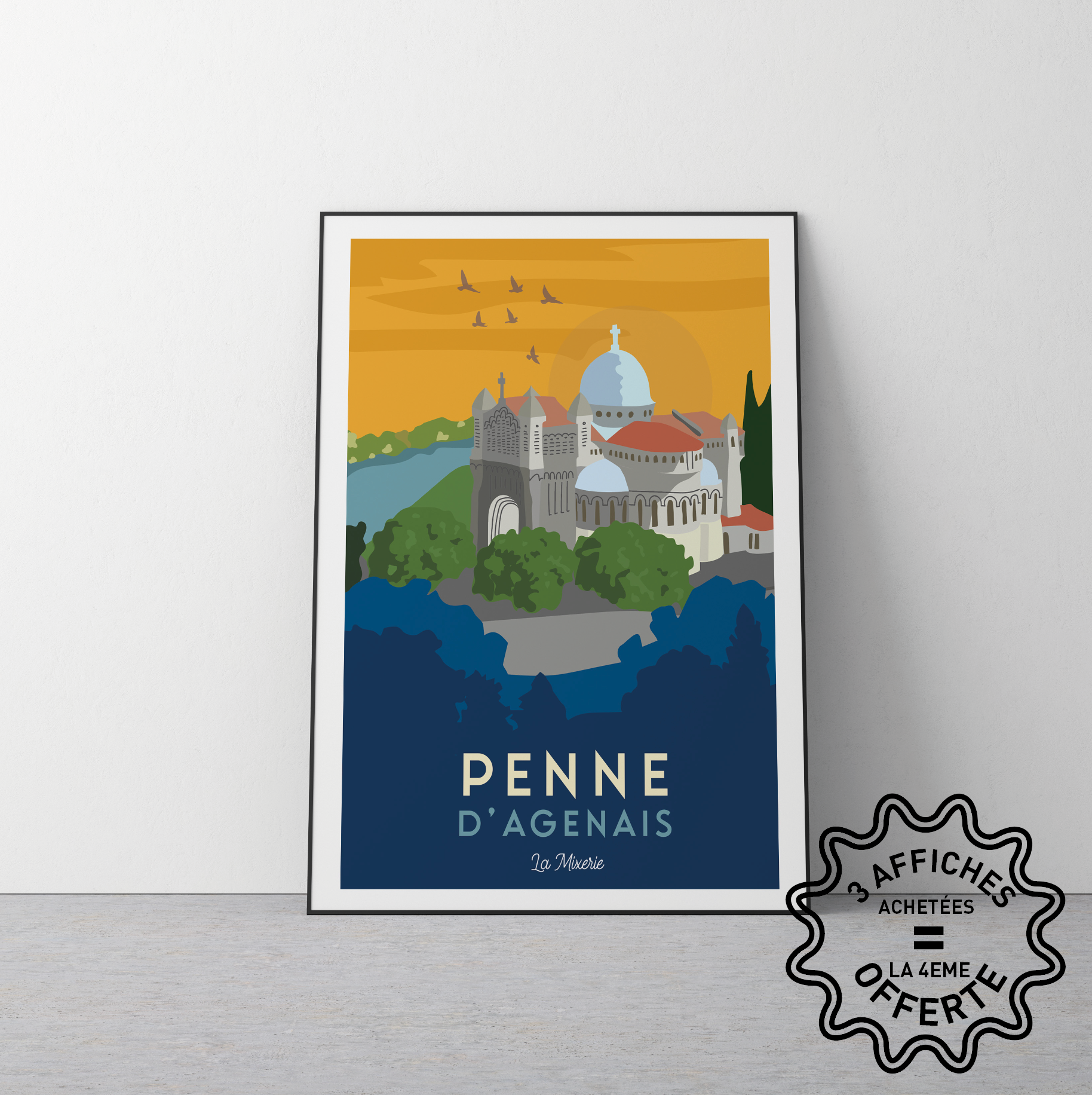 Affiche de Penne d'Agenais dans le Lot-et-Garonne