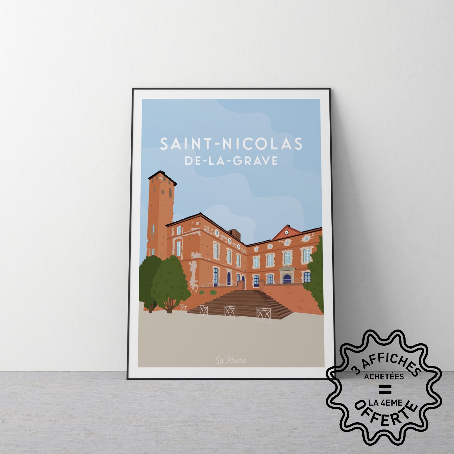 Affiche de Saint-Nicolas-de-la-Grave dans le Tarn-et-Garonne