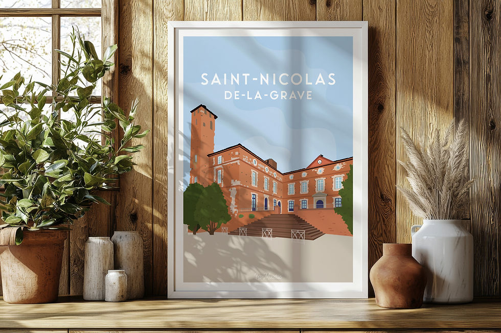 Miniature : Affiche de Saint-Nicolas-de-la-Grave dans le Tarn-et-Garonne