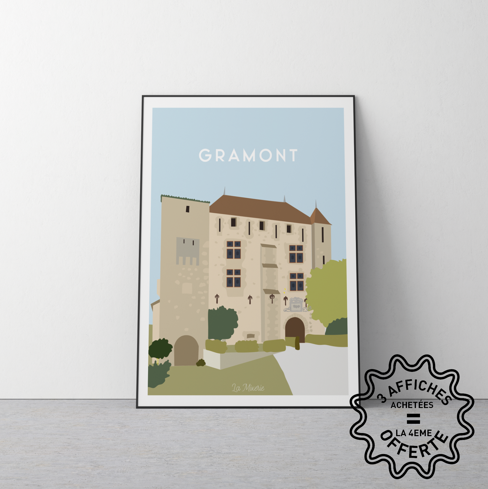 Affiche de Gramont dans le Tarn-et-Garonne