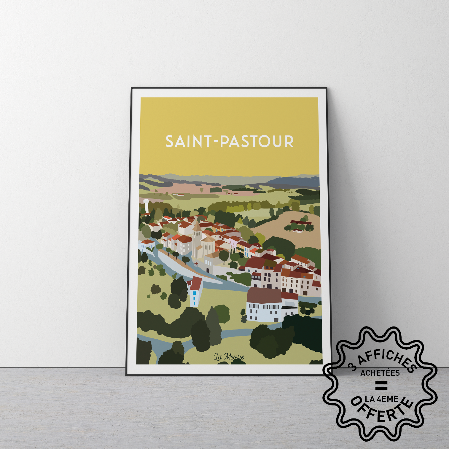 Affiche de Saint-Pastour dans le Lot-et-Garonne