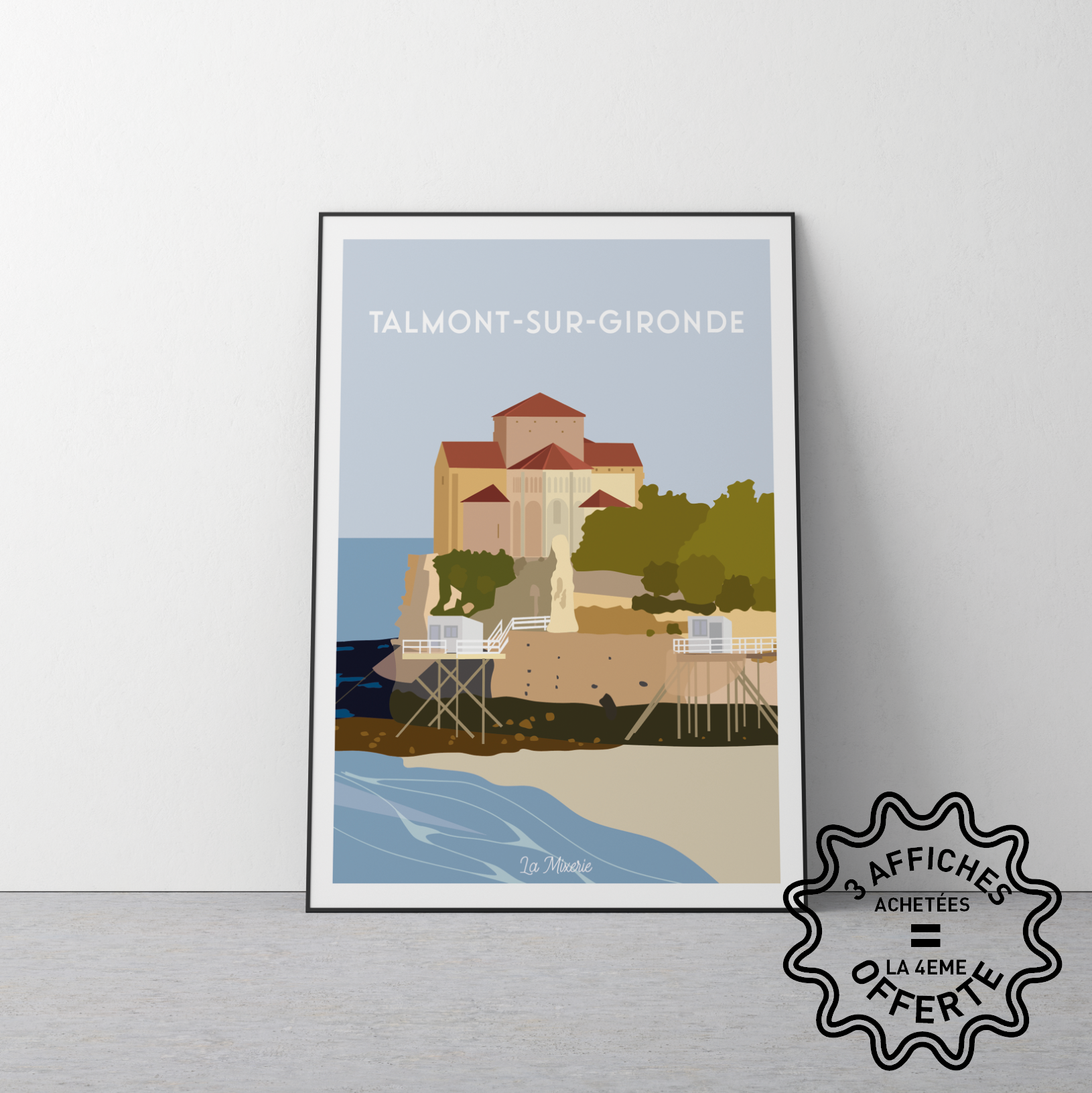 Affiche de Talmont-sur-Gironde en Charente-Maritime