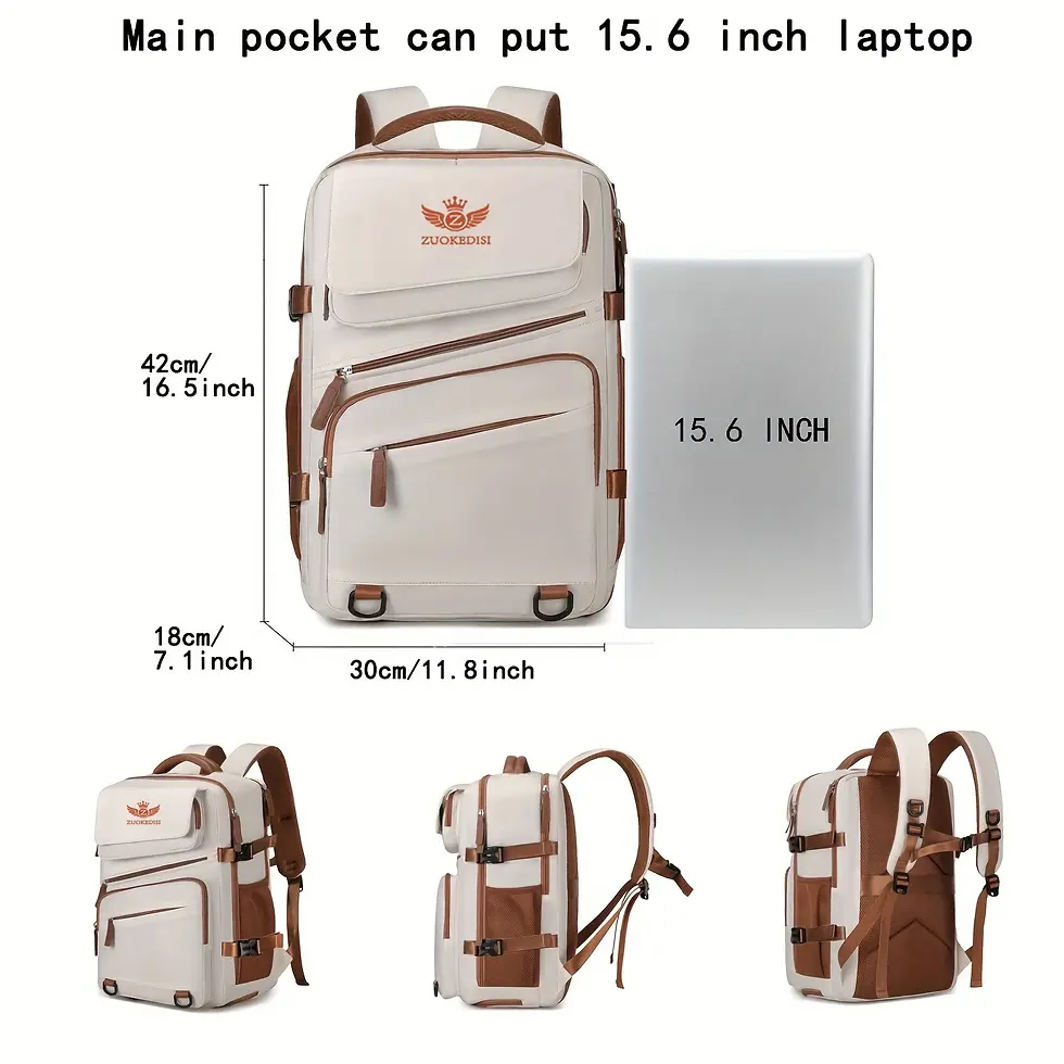 Miniature : Airlines Approved 15.6-Inch Laptop Travel  With Shoe Box and Luggage Strap