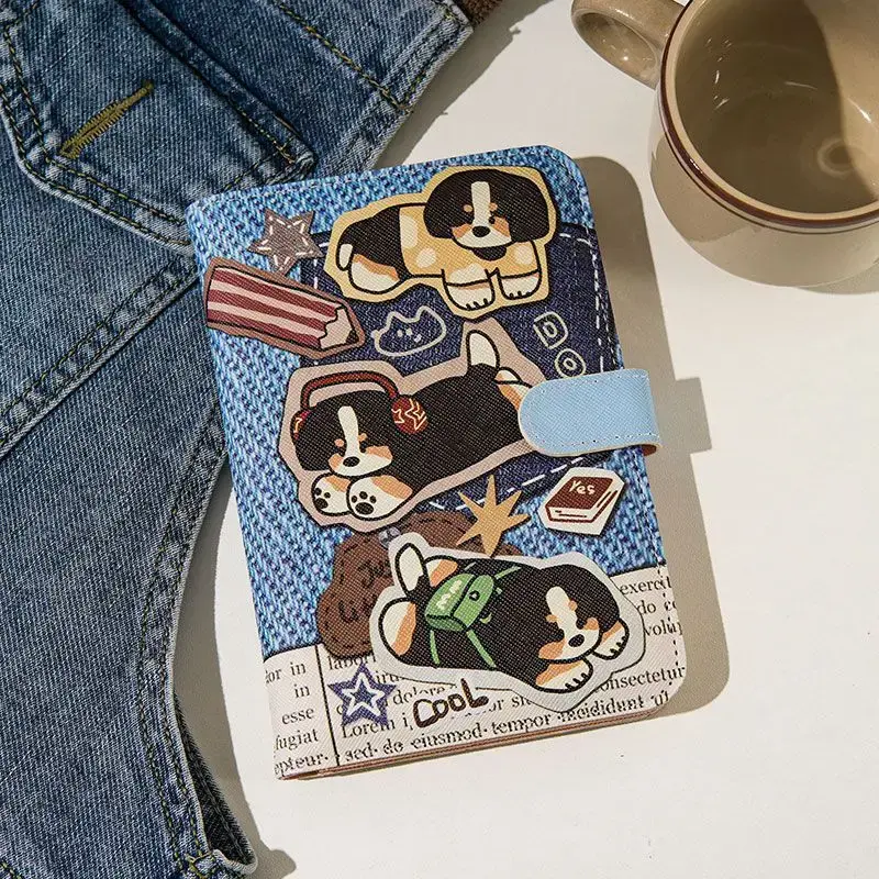 Miniature : Cartoon Passport Wallet Travel Portable Document, Card Holder / Protective Cover