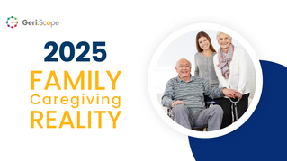 Feature image of elderly father in wheelchair, mom with cane, and adult daughter