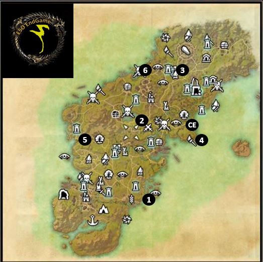 Карта гленумбра teso