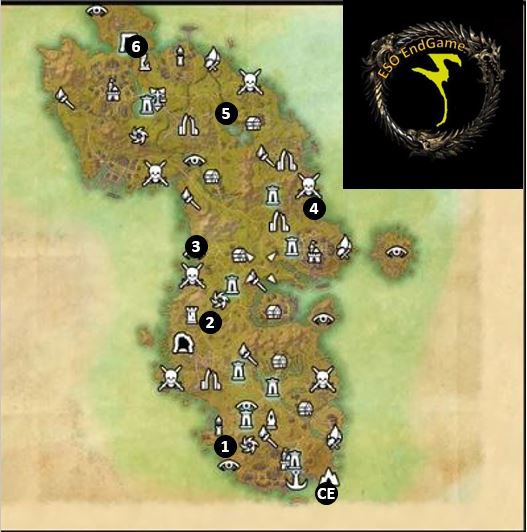 Auridon Treasure Map