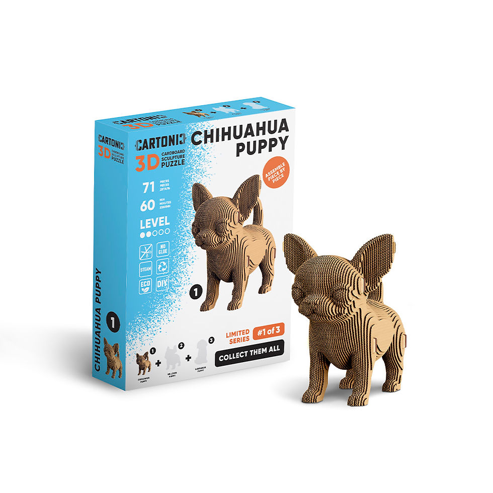 Thumbnail: Chihuahua Puppy Cartonic 3D Puzzle