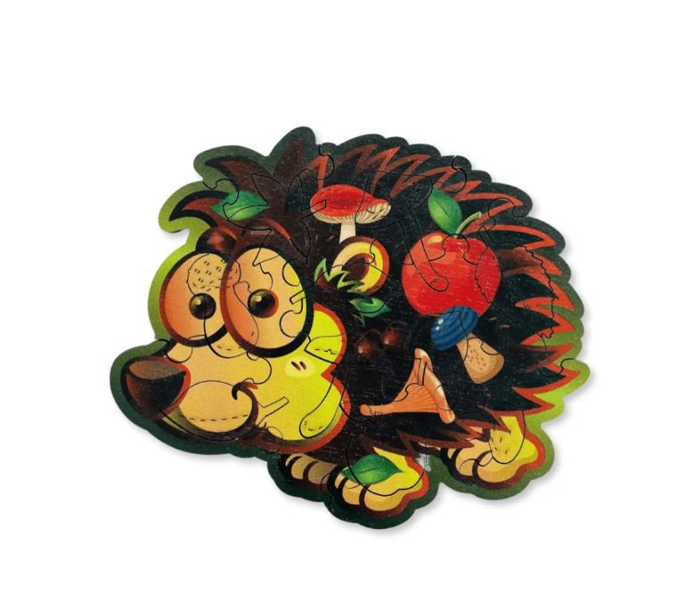 The Thorny Hedgehog Wooden Puzzle