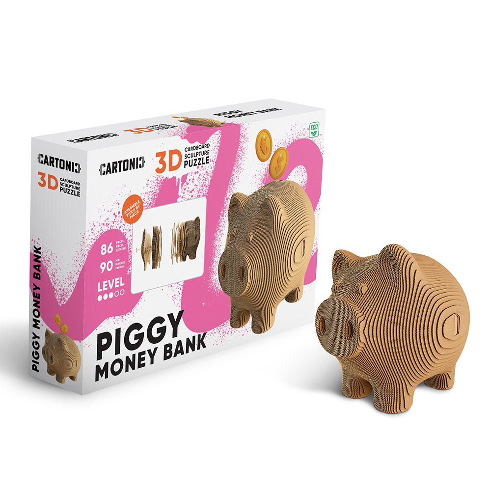 PIGGY MONEY BANK Cartonic 3D Puzzle