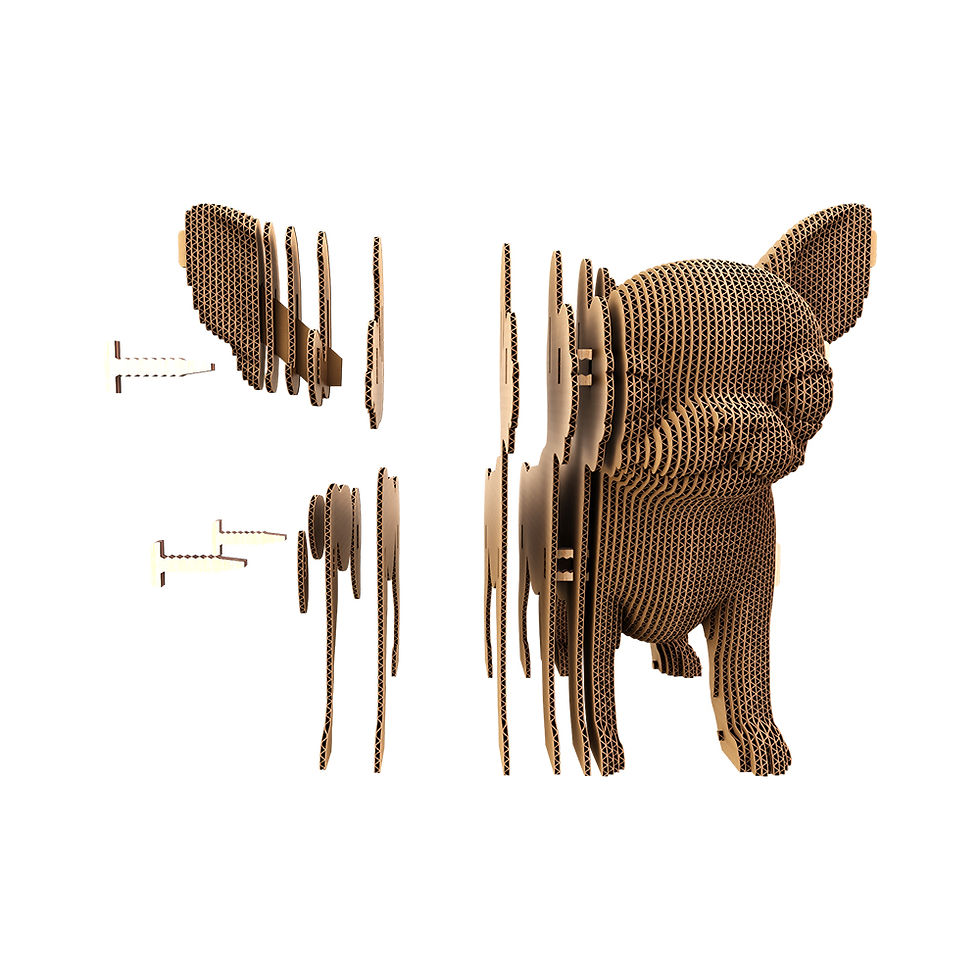 Thumbnail: Chihuahua Puppy Cartonic 3D Puzzle