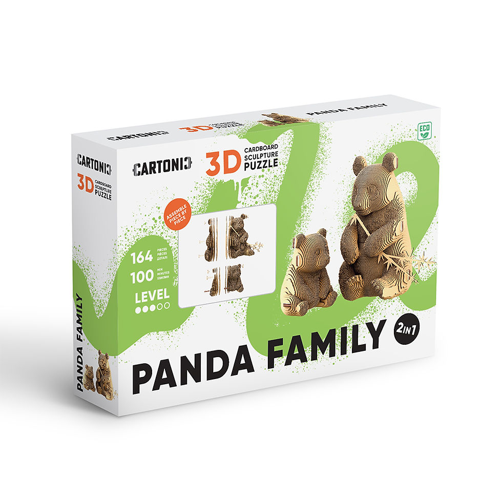 Thumbnail: PANDA FAMILY Cartonic 3D Puzzle