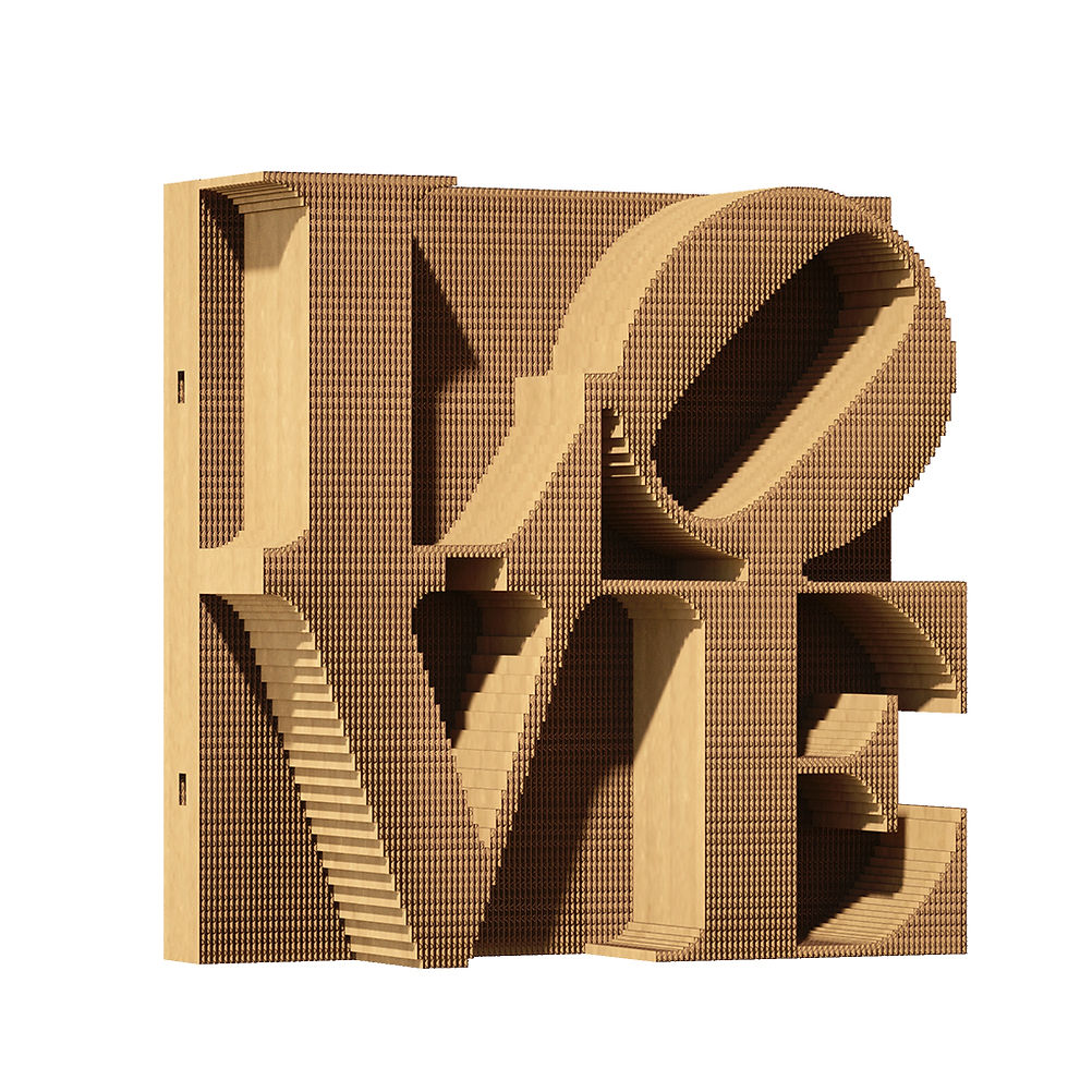 Thumbnail: LOVE Cartonic 3D Puzzle